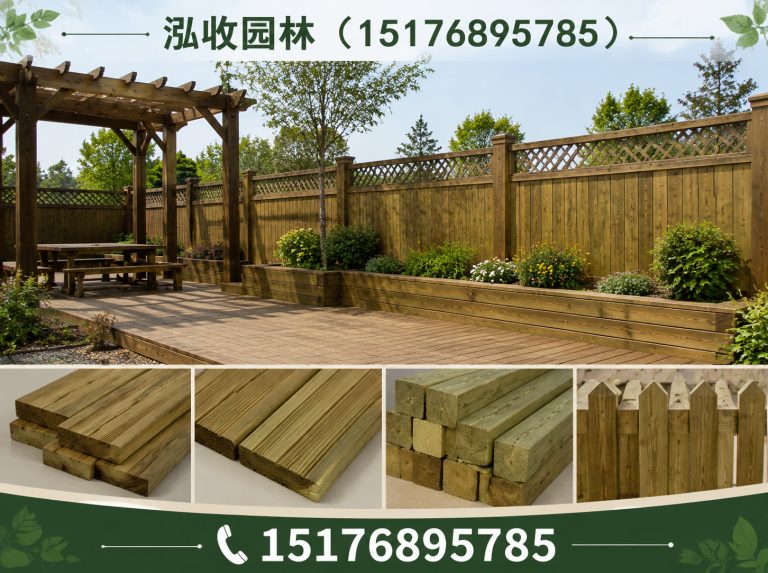 中卫京津冀防腐木工程展示图