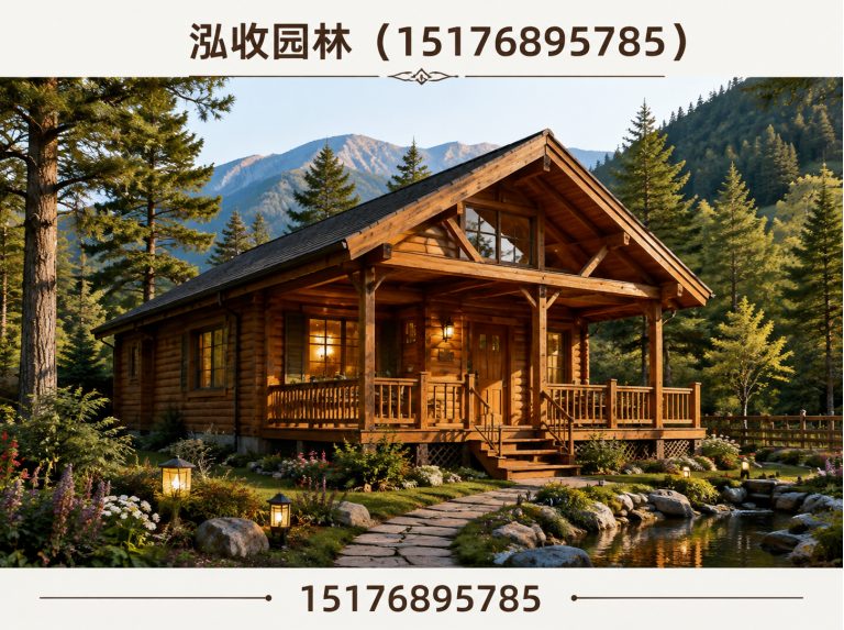 中卫防腐木展示图
